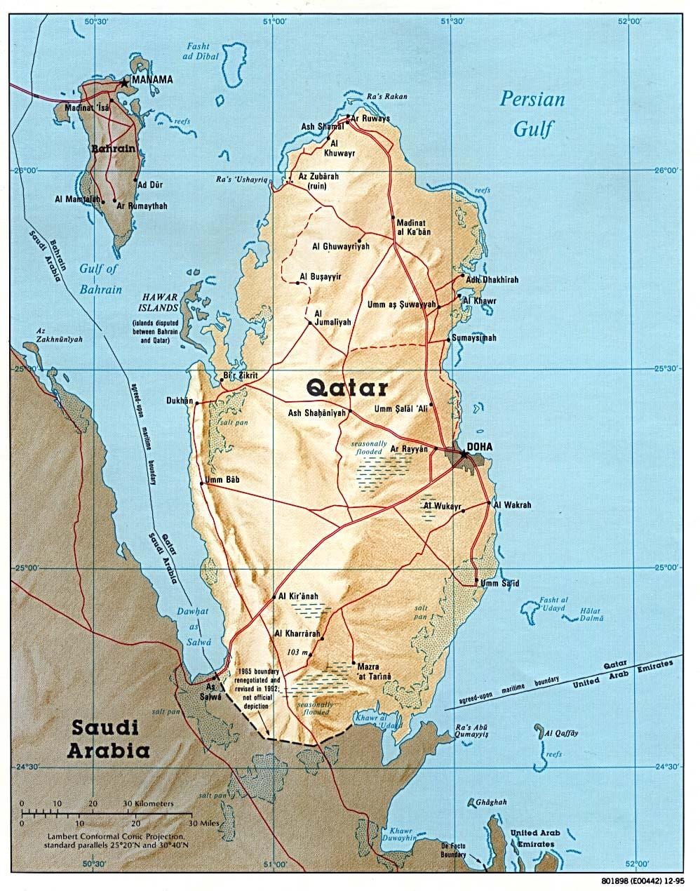 nuova zona industriale qatar mappa