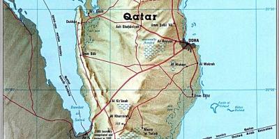 Mappa del qatar strada 
